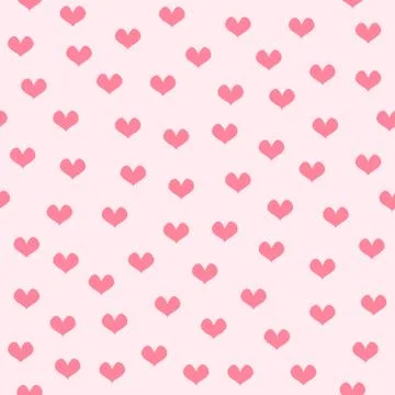 Heart background. Seamless vector pattern Illustrazione stock