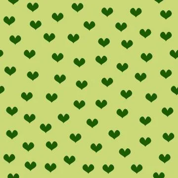 Heart background. Seamless vector pattern Stock Illustration