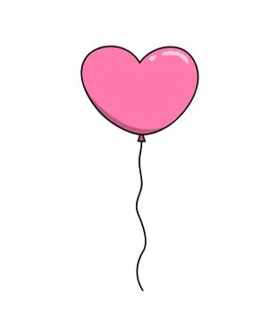 Heart Balloon Stock Illustration