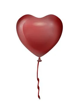 Heart balloon Stock Illustration