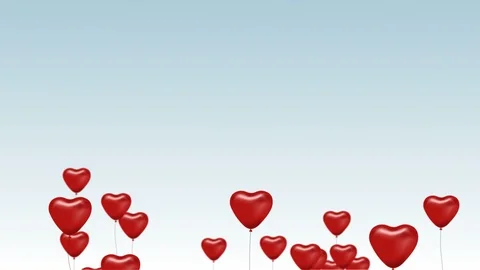 Heart balloon on white. Stock Footage 101139459