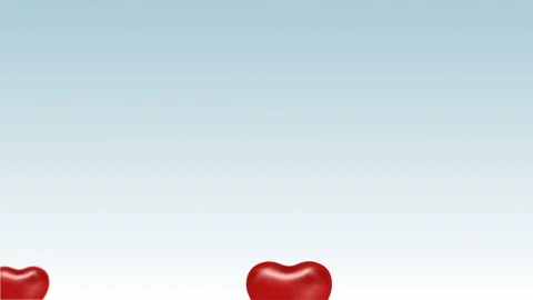 Heart balloon on white. Stock Footage 101139467