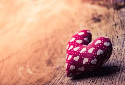 Heart in basket Stock Photos