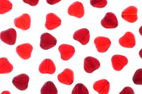 Heart beads Stock-Fotos