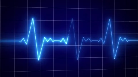 Heart beat glow animation Vídeos de archivo 279620124