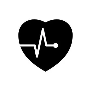 Heart beat icon vector design templates Stock Illustration