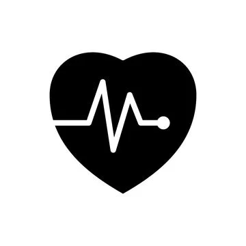 Heart beat icon vector design templates Stock Illustration