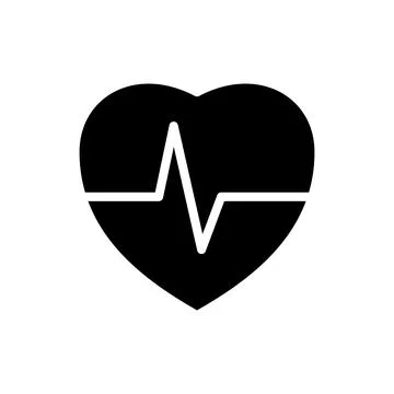 Heart beat icon vector design templates Stock Illustration
