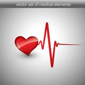 Heart beat Stock Illustration