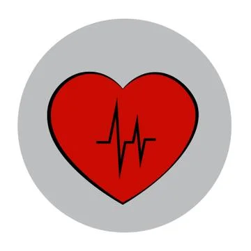 Heart beat Stock Illustration