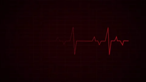 Heart Beat Pulse animated video, medical concept Видео 259560495