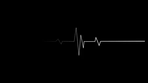 Heart Beat Pulse animated video, medical concept Stockbeeldmateriaal 259560499