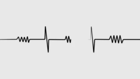 Heart Beat Pulse animated video, medical concept 库存影片 259616015