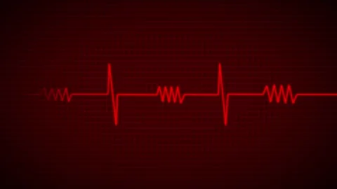 Heart Beat Pulse animated video, medical concept Видео 259616023