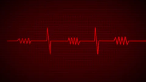 Heart Beat Pulse animated video, medical concept Stock Footage 259616028