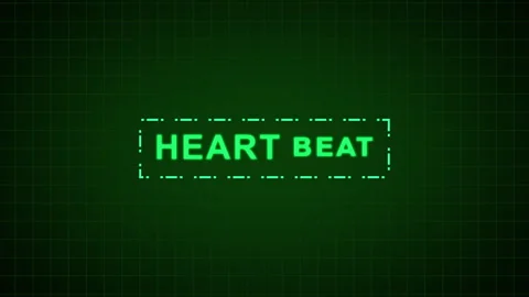 Heart Beat text Motion Graphic Animation. Stock Footage 267072198