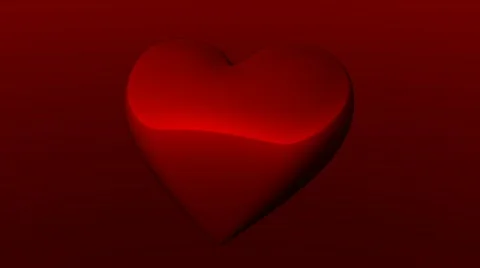 Heart beating - 1920x1080 + Aplha Stock Footage 106431