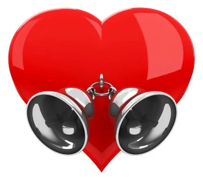 Heart bells Stock Illustration