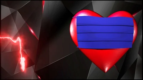 Heart bitting Stock Footage 129988171