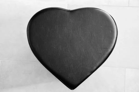 Heart black  Fotos de archivo