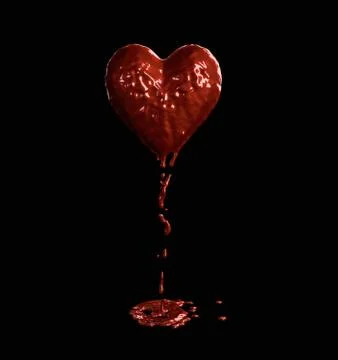 Heart blood Illustrazione stock