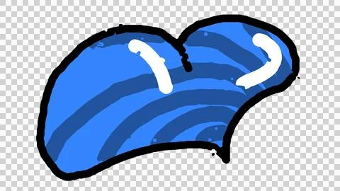 Heart blue Stock Illustration