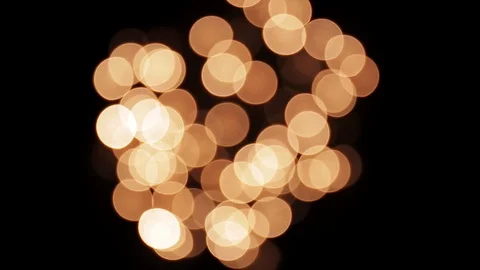 Heart of blurred lights Stock Footage 99877601