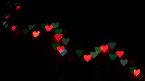 Heart Bokeh Animation Stock Footage 29936529