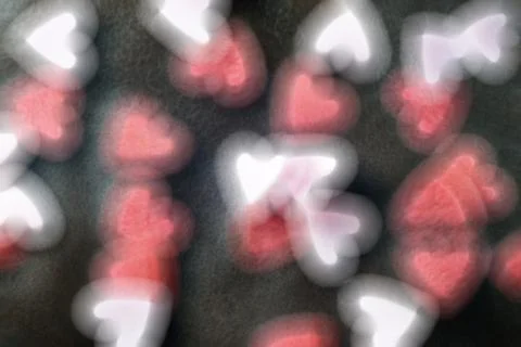 Heart Bokeh Illustrazione stock