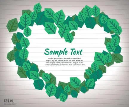 Heart Border Stock Illustration