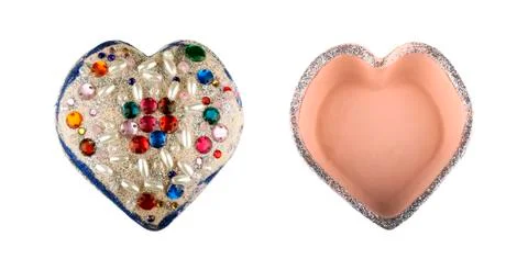 Heart box Stock Photos