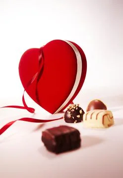 Heart box. Stock Photos