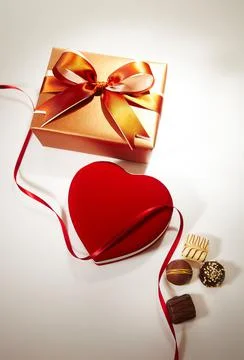 Heart box. Foto stock