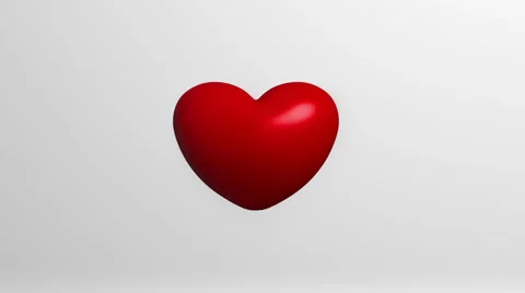 Heart Breaks on green screen Stock Footage 30397551