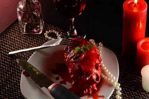 Heart Broken Feast Stock Photos