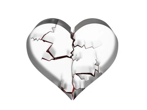 Heart Broken Stock Illustration