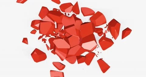 Heart broken for sad concept Stock Footage 218995648