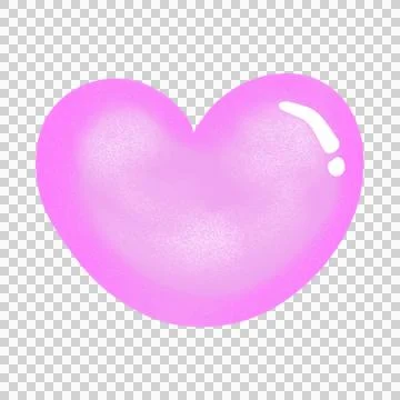 A Heart bubble Stock Illustration
