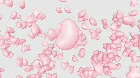 Heart Burst on Alpha Stock Footage 279640213
