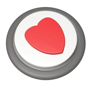 Heart button Stock-Illustration