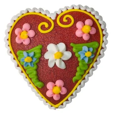 Heart cake Stock Photos