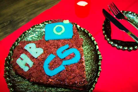 Heart cake Stock Photos