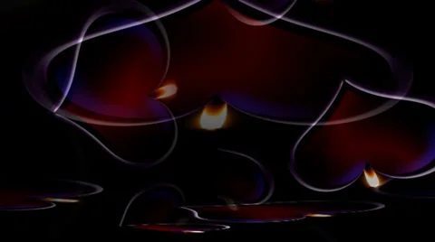 Heart Candle Diamond Stockbeeldmateriaal 34285266