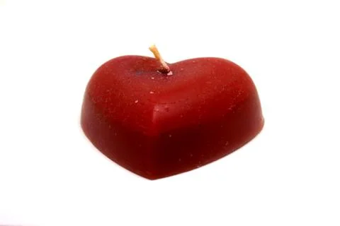 Heart candle Stock Photos