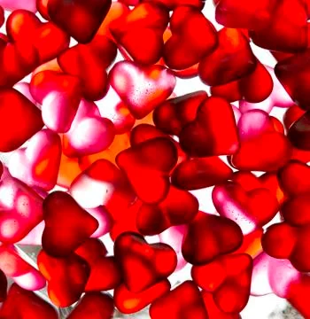 Heart candy wallpaper Stock Photos