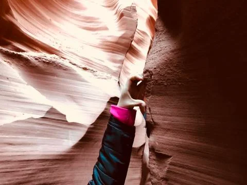 Heart in the Canyon Stock Photos