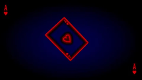 Heart Card Drop Stock Footage 335632805