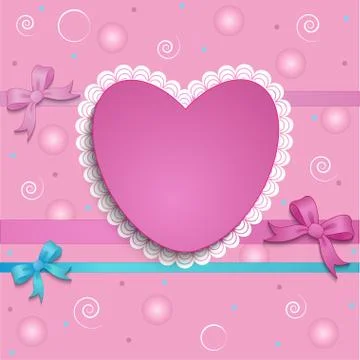 Heart card Stock Illustration