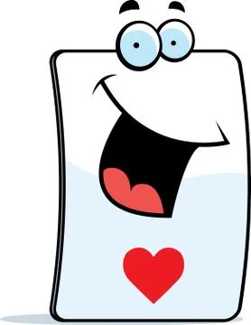 Heart Card Smiling Stock Illustration
