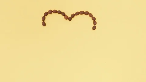 Heart with cardiogram line stop motion Stock Footage 102146630